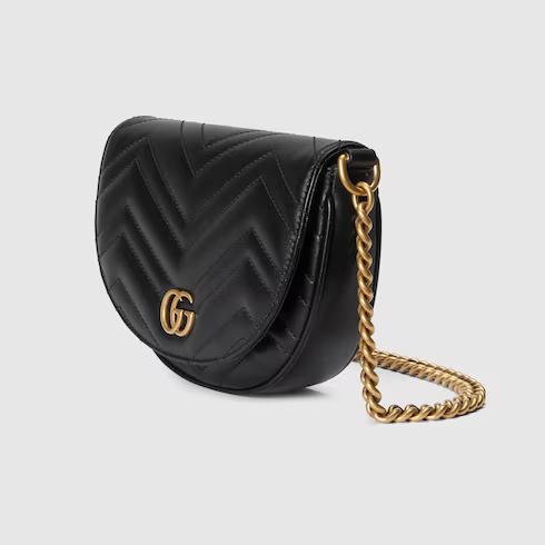 Túi Gucci GG Marmont Matelassé Chain Mini Bag Nữ Màu Đen