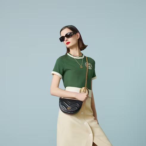 Túi Gucci GG Marmont Matelassé Chain Mini Bag Nữ Màu Đen