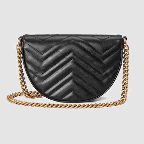 Túi Gucci GG Marmont Matelassé Chain Mini Bag Nữ Màu Đen