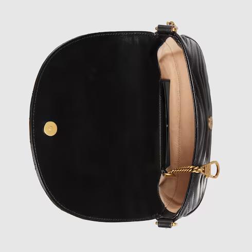 Túi Gucci GG Marmont Matelassé Chain Mini Bag Nữ Màu Đen