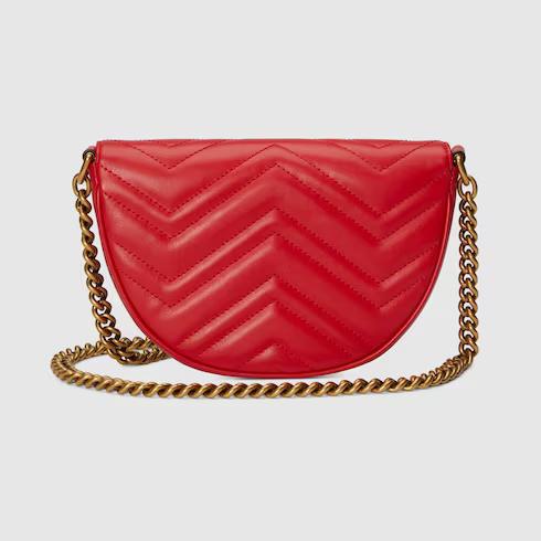 Túi Gucci GG Marmont Matelassé Chain Mini Bag Nữ Màu Đỏ