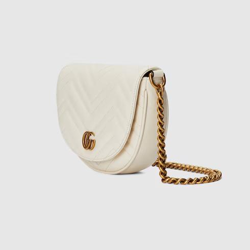 Túi Gucci GG Marmont Matelassé Chain Mini Bag Nữ Màu Trắng