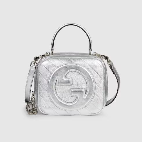 Túi Gucci Blondie Top Handle Bag Nữ Màu Bạc