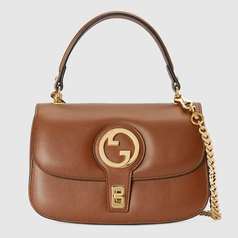 Túi Gucci Blondie Small Top Handle Bag Nữ Màu Nâu