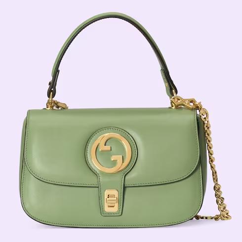 Túi Gucci Blondie Small Top Handle Bag Nữ Màu Xanh Lá Cây