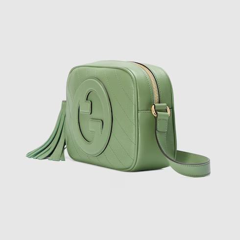 Túi Gucci Blondie Small Shoulder Bag Nữ Màu Xanh Lá Cây