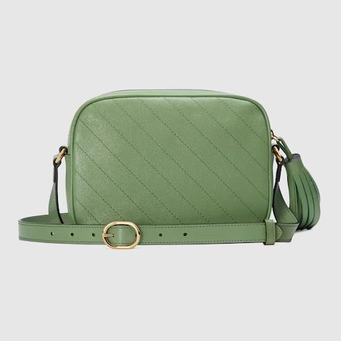 Túi Gucci Blondie Small Shoulder Bag Nữ Màu Xanh Lá Cây