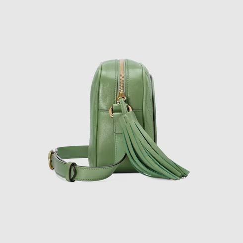 Túi Gucci Blondie Small Shoulder Bag Nữ Màu Xanh Lá Cây