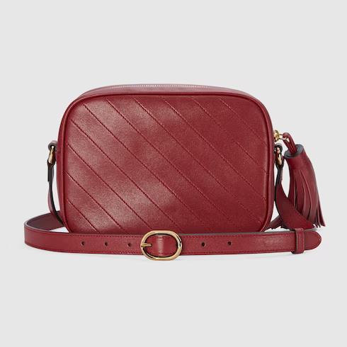 Túi Gucci Blondie Small Shoulder Bag Nữ Màu Đỏ Rượu