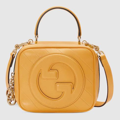 Túi Gucci Blondie Top Handle Bag Nữ Màu Vàng