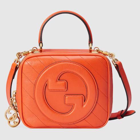 Túi Gucci Blondie Top Handle Bag Nữ Màu Cam