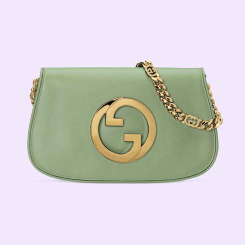 Túi Gucci Blondie Shoulder Bag Nữ Màu Xanh Lá Cây