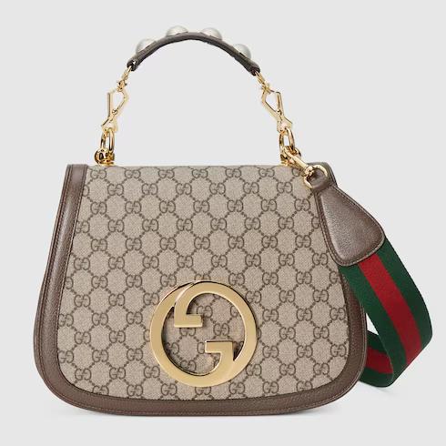 Túi Gucci Blondie Medium Top Handle Bag Nữ Màu Be