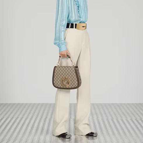 Túi Gucci Blondie Medium Top Handle Bag Nữ Màu Be