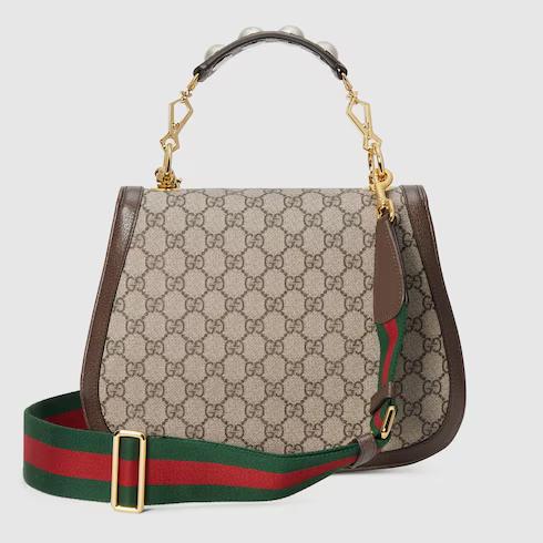 Túi Gucci Blondie Medium Top Handle Bag Nữ Màu Be