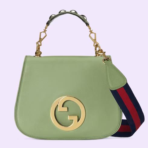 Túi Gucci Blondie Medium Top Handle Bag Nữ Màu Xanh Lá Cây