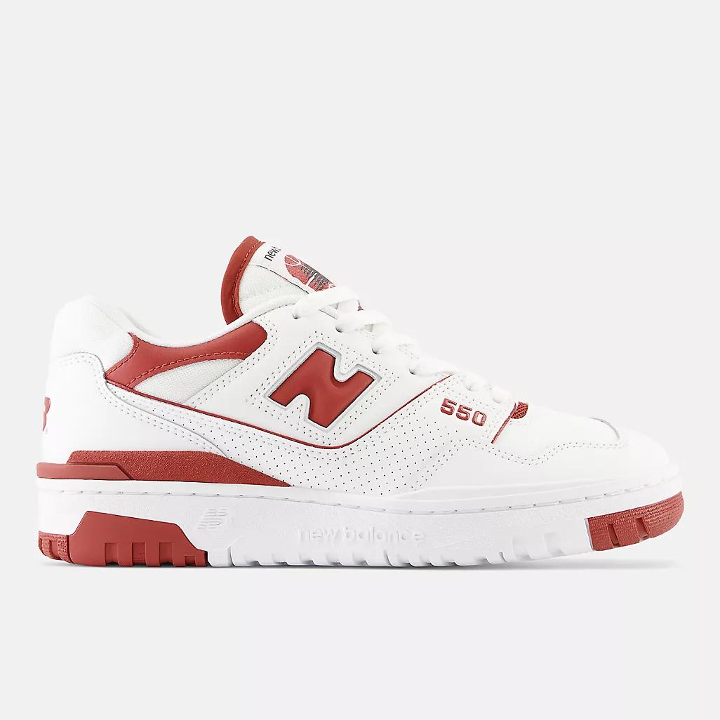 Giày New Balance 550 Nữ Màu Trắng Đỏ