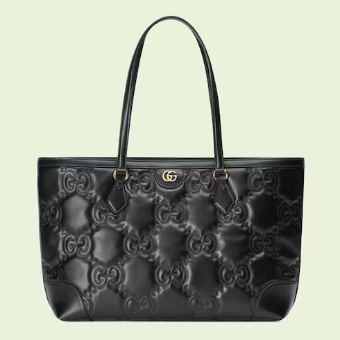 Túi Gucci GG Matelassé Medium Tote Nữ Màu Đen