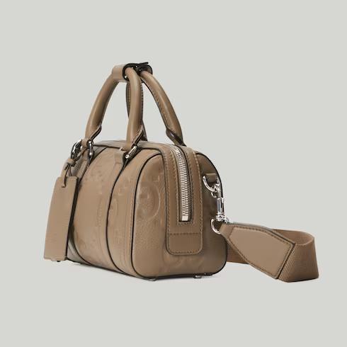 Túi Gucci Jumbo Gg Mini Duffle Bag Nữ Màu Nâu