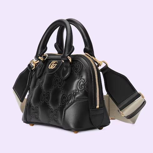 Túi Gucci GG Matelassé Handbag Nữ Màu Đen Vuông