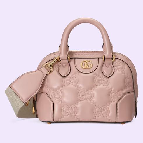 Túi Gucci GG Matelassé Handbag Nữ Màu Hồng Vuông