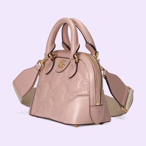 Túi Gucci GG Matelassé Handbag Nữ Màu Hồng Vuông