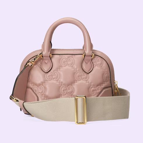 Túi Gucci GG Matelassé Handbag Nữ Màu Hồng Vuông