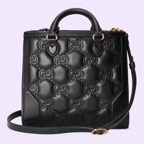 Túi Gucci GG Matelassé Mini Top Handle Bag Nữ Màu Đen