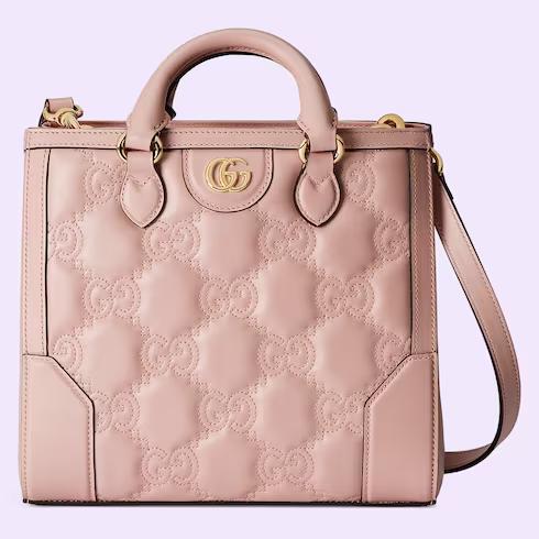 Túi Gucci GG Matelassé Mini Top Handle Bag Nữ Màu Hồng