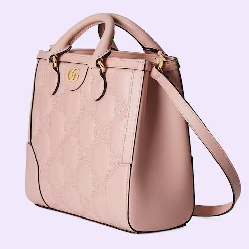 Túi Gucci GG Matelassé Mini Top Handle Bag Nữ Màu Hồng