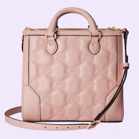 Túi Gucci GG Matelassé Mini Top Handle Bag Nữ Màu Hồng