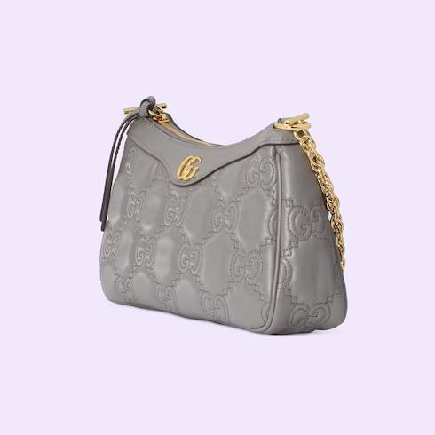 Túi Gucci GG Matelassé Handbag Nữ Màu Xám