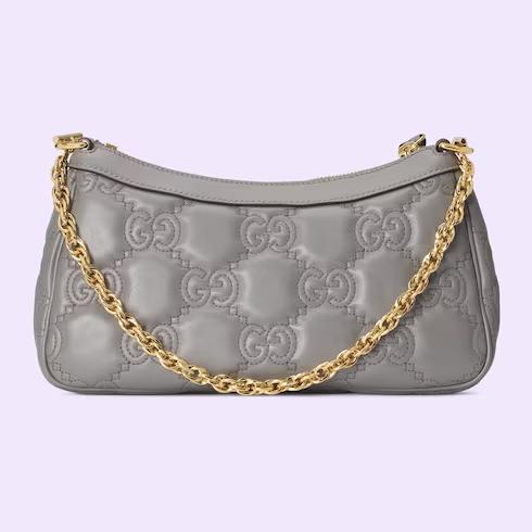 Túi Gucci GG Matelassé Handbag Nữ Màu Xám