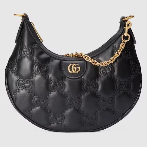 Túi Gucci GG Matelassé Small Shoulder Bag Nữ Màu Đen