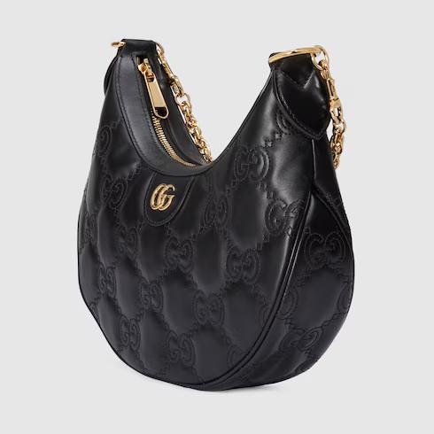 Túi Gucci GG Matelassé Small Shoulder Bag Nữ Màu Đen