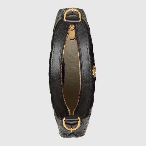 Túi Gucci GG Matelassé Small Shoulder Bag Nữ Màu Đen