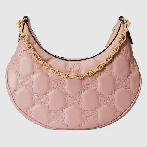 Túi Gucci GG Matelassé Small Shoulder Bag Nữ Màu Hồng Phấn