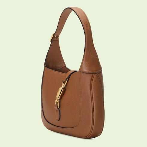 Túi Gucci Jackie 1961 Small Natural Grain Bag Nữ Màu Nâu