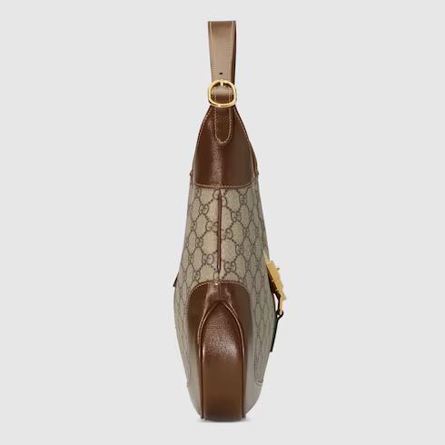 Túi Gucci Jackie 1961 Medium Shoulder Bag Nữ Màu Xám Nâu