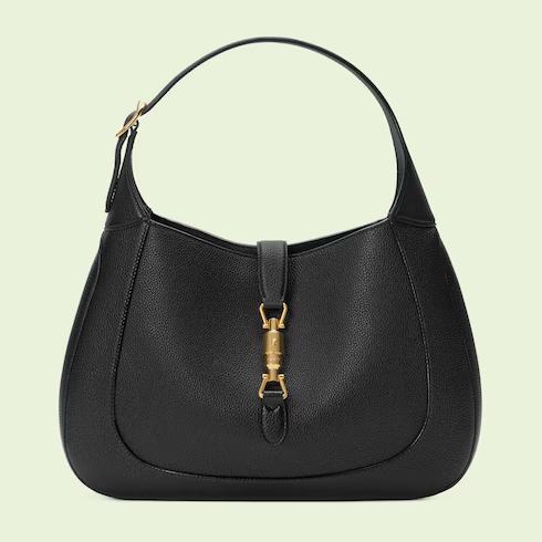 Túi Gucci Jackie 1961 Medium Natural Grain Bag Nữ Màu Đen