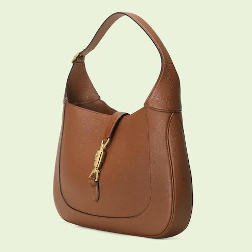 Túi Gucci Jackie 1961 Medium Natural Grain Bag Nữ Màu Nâu