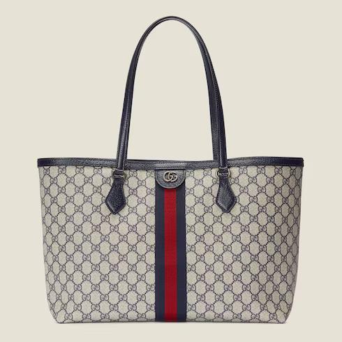 Túi Gucci Ophidia Gg Medium Tote Nữ Màu Be Xanh