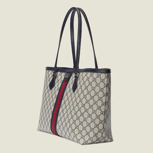 Túi Gucci Ophidia Gg Medium Tote Nữ Màu Be Xanh