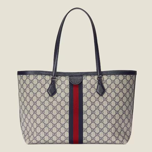 Túi Gucci Ophidia Gg Medium Tote Nữ Màu Be Xanh