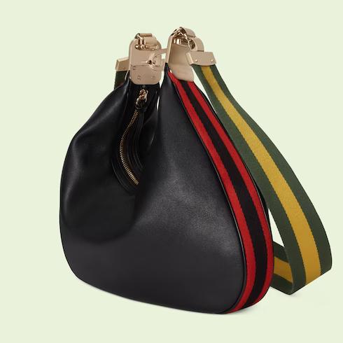 Túi Gucci Attache Medium Shoulder Bag Nữ Màu Đen