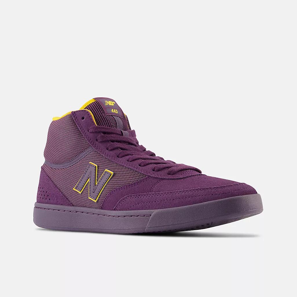 Giày New Balance Nb Numeric 440 High Nữ Màu Tím Vàng