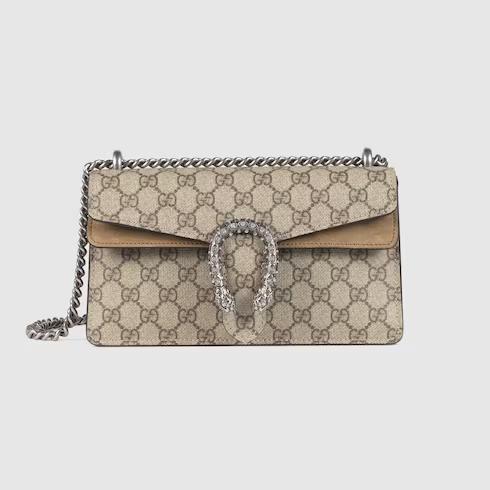 Túi Gucci Dionysus Small Rectangular Bag Nữ Màu Nâu Be