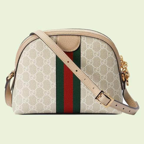 Túi Gucci Ophidia Gg Small Shoulder Bag Nữ Màu Trắng Vuông