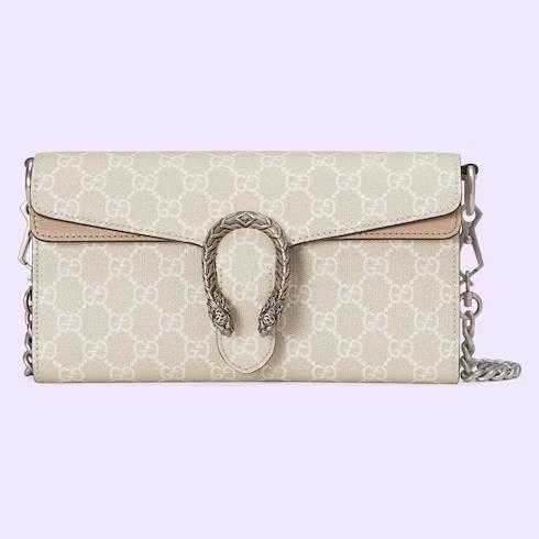 Túi Gucci Dionysus Small Shoulder Bag Nữ Màu Trắng Kem