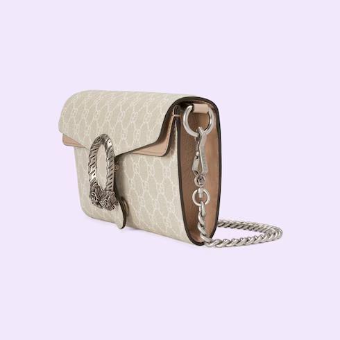 Túi Gucci Dionysus Small Shoulder Bag Nữ Màu Trắng Kem